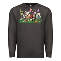 Smoke easter cow Premium Sweatshirt - LillyAllenDesigns
