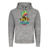 Cloud Rock tie dye pineapple, summer Vintage Hoodie - JahusDesignShop