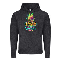 Vintage Black tie dye pineapple, summer Vintage Hoodie - JahusDesignShop