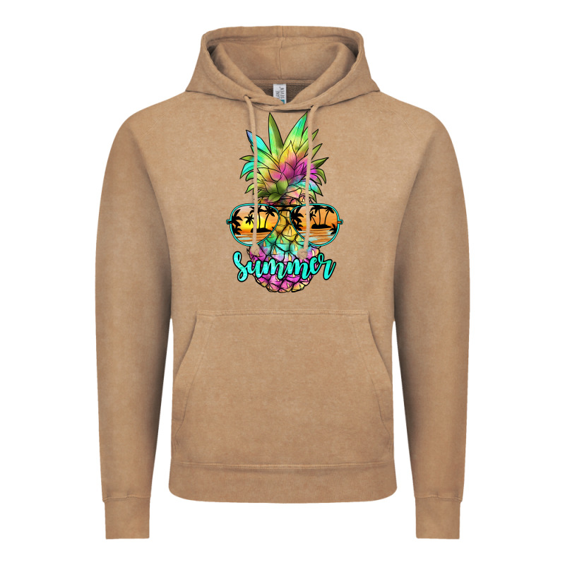 Tie Dye Pineapple, Summer Vintage Hoodie by JahusDesignShop | Teevron