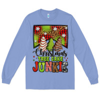 Colony Blue Christmas tree cake junkie Long Sleeve Tee - Jasminsmagicworld