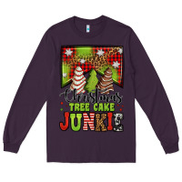 Plum Christmas tree cake junkie Long Sleeve Tee - Jasminsmagicworld