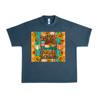Midnight Navy Thankful grateful blessed Urban Heavy Tee - Artiststas