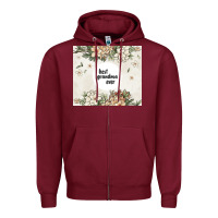 Burgundy best garandma ever Zipper Hoodie - MaliasSmallBusiness