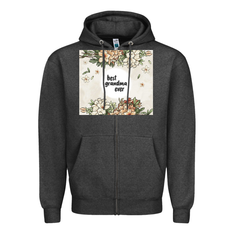 Best Garandma Ever Zipper Hoodie by MaliasSmallBusiness | Teevron