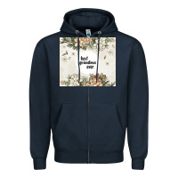 Navy best garandma ever Zipper Hoodie - MaliasSmallBusiness