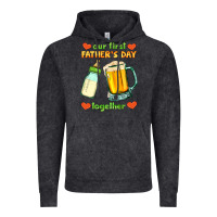 Vintage Black our first father's day together Vintage Hoodie - HRA Design Shop