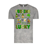 Cloud Rock feeling lucky Vintage Tee - Artiststas