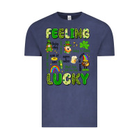 Vintage Denim feeling lucky Vintage Tee - Artiststas