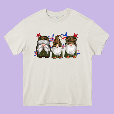 Military Gnomes Star Heavy Core Tee Designed By Artiststas