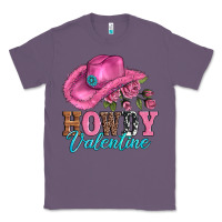 Lavender valentines day cowgirl hat and howdy Classic Tee - AdoDesignShop