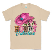 Mushroom valentines day cowgirl hat and howdy Classic Tee - AdoDesignShop