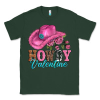 Sports Green valentines day cowgirl hat and howdy Classic Tee - AdoDesignShop