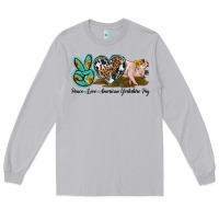 Moon Dust peace love yorkshire pig Long Sleeve Tee - LillyAllenDesigns