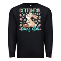Black cottontail bunny club Premium Sweatshirt - LillyAllenDesigns
