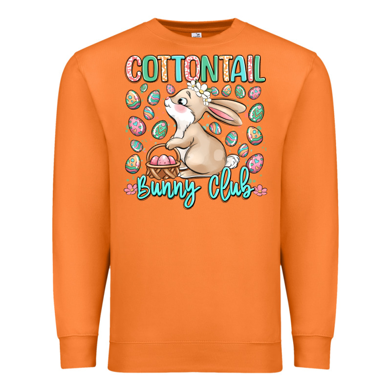 Cottontail Bunny Club Premium Sweatshirt by LillyAllenDesigns | Teevron