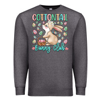 Charcoal Heather cottontail bunny club Premium Sweatshirt - LillyAllenDesigns
