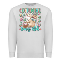 Dove Grey cottontail bunny club Premium Sweatshirt - LillyAllenDesigns