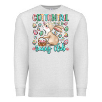 Oatmeal Heather cottontail bunny club Premium Sweatshirt - LillyAllenDesigns
