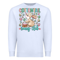 White cottontail bunny club Premium Sweatshirt - LillyAllenDesigns