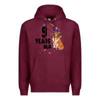Burgundy 9 Years Old Premium Hoodie - Bettercallsaul