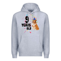 Heather Grey 9 Years Old Premium Hoodie - Bettercallsaul