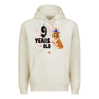 Oatmeal Heather 9 Years Old Premium Hoodie - Bettercallsaul