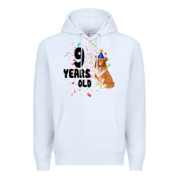 White 9 Years Old Premium Hoodie - Bettercallsaul
