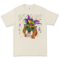 Bone mardi gras  mask beagle Premium Tee - RanaPortraitStore
