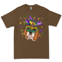 Cacao mardi gras  mask beagle Premium Tee - RanaPortraitStore