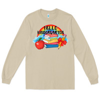 Mushroom back to school hello kindergarten 3200x2400 Long Sleeve Tee - AdoDesignShop