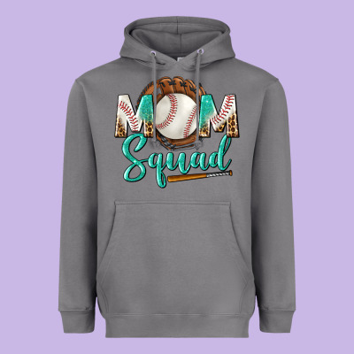 Mom Squad Heavyweight Hoodie Designed By Bundleandbundleshop