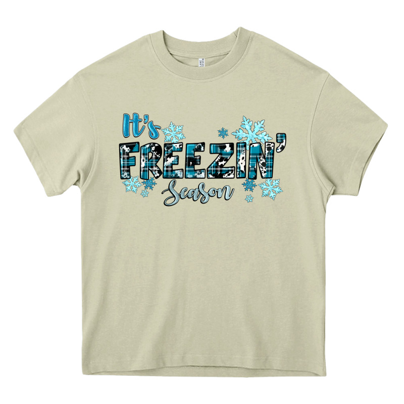 It's Freezin Season Winter Heavy Core Tee by RanaPortraitStore | Teevron