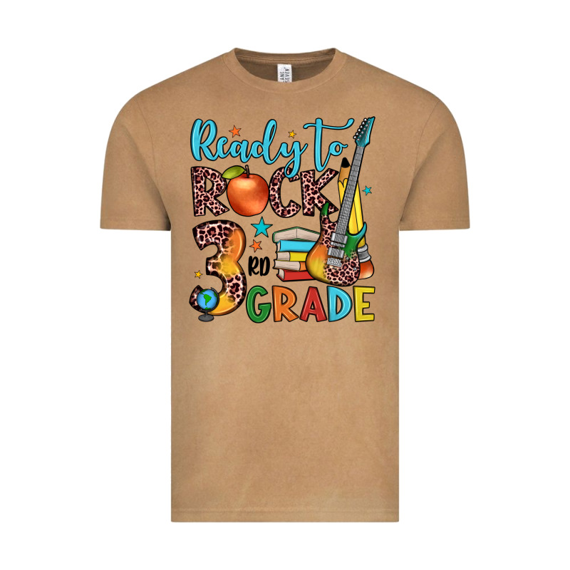 Ready To Rock 3rd Grade Vintage Tee by JahusDesignShop | Teevron