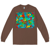 Chestnut autism awareness puzzle Long Sleeve Tee - BarkalooDesign