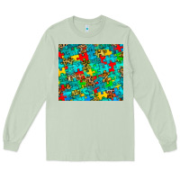 Matcha autism awareness puzzle Long Sleeve Tee - BarkalooDesign