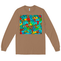 Toasted Coconut autism awareness puzzle Long Sleeve Tee - BarkalooDesign