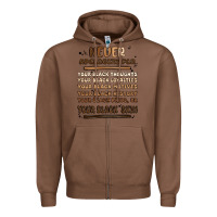 Chestnut never apologize Zipper Hoodie - MaliasSmallBusiness