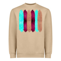 Mushroom Colored Farm Life Purple Wood Jute Cyan Glitter Brush Strokes Heavyweight Sweatshirt - Bettercallsaul