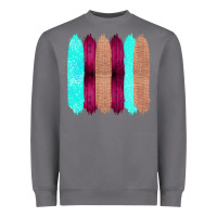Storm Colored Farm Life Purple Wood Jute Cyan Glitter Brush Strokes Heavyweight Sweatshirt - Bettercallsaul