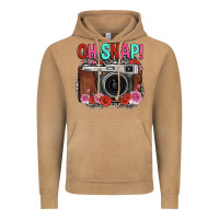 Vintage Camel oh snap rose grey leopard vintage camera Vintage Hoodie - FaDigitalArtStudio