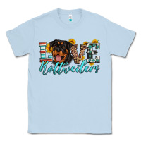 Dusty Blue love rottweilers Classic Tee - Artiststas