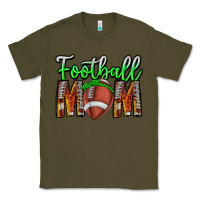 Army Green football mom Classic Tee - CowhideDigitalArt