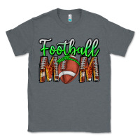Charcoal Heather football mom Classic Tee - CowhideDigitalArt