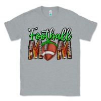 Heather Grey football mom Classic Tee - CowhideDigitalArt