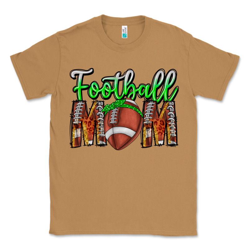 Football Mom Classic Tee by CowhideDigitalArt | Teevron
