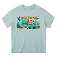 Arona truck coffee cups Heavy Core Tee - texasbilliewilder