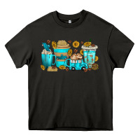 Asphalt truck coffee cups Heavy Core Tee - texasbilliewilder