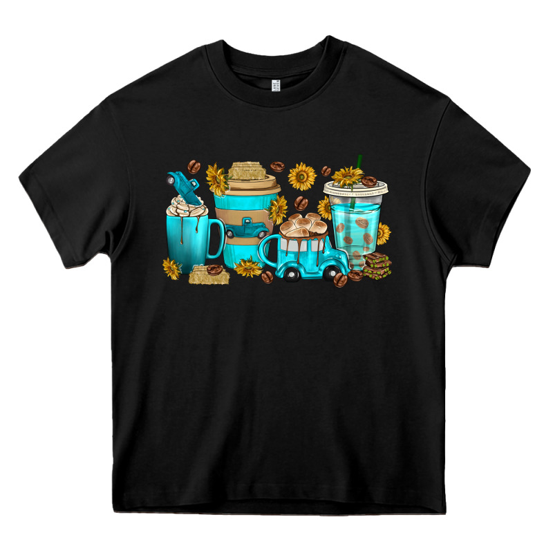 Truck Coffee Cups Heavy Core Tee by texasbilliewilder | Teevron
