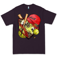Plum softball home plate Premium Tee - Zillion Design Studio
